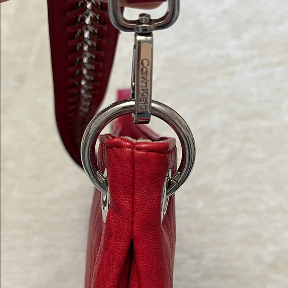 Calvin Klein Women's Raya Faux Leather Convertible Demi Handbag - Picture 9 of 15